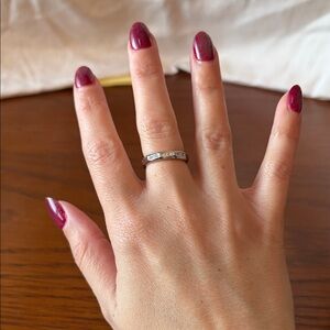 Pretty Bird Silver Ring with Diamond Accents